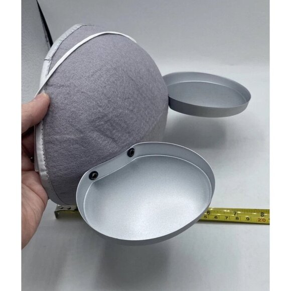 Walt Disney Store 25th Anniversary Silver Gray Mickey Mouse Ears Retro Kidcore - Picture 12 of 14